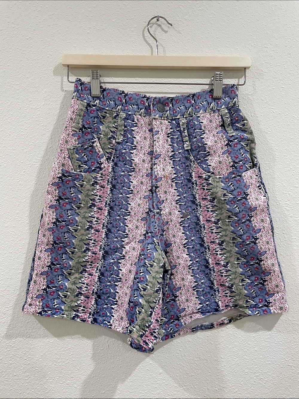 Breaker Jeans Vintage Floral High Waist Shorts Y2K Cottagecore Mom Shorts Small